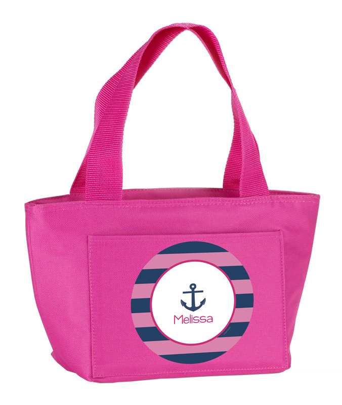 Let's Sail Pink Kids Lunch Tote