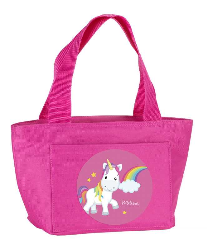 Rainbow Unicorn Kids Lunch Tote