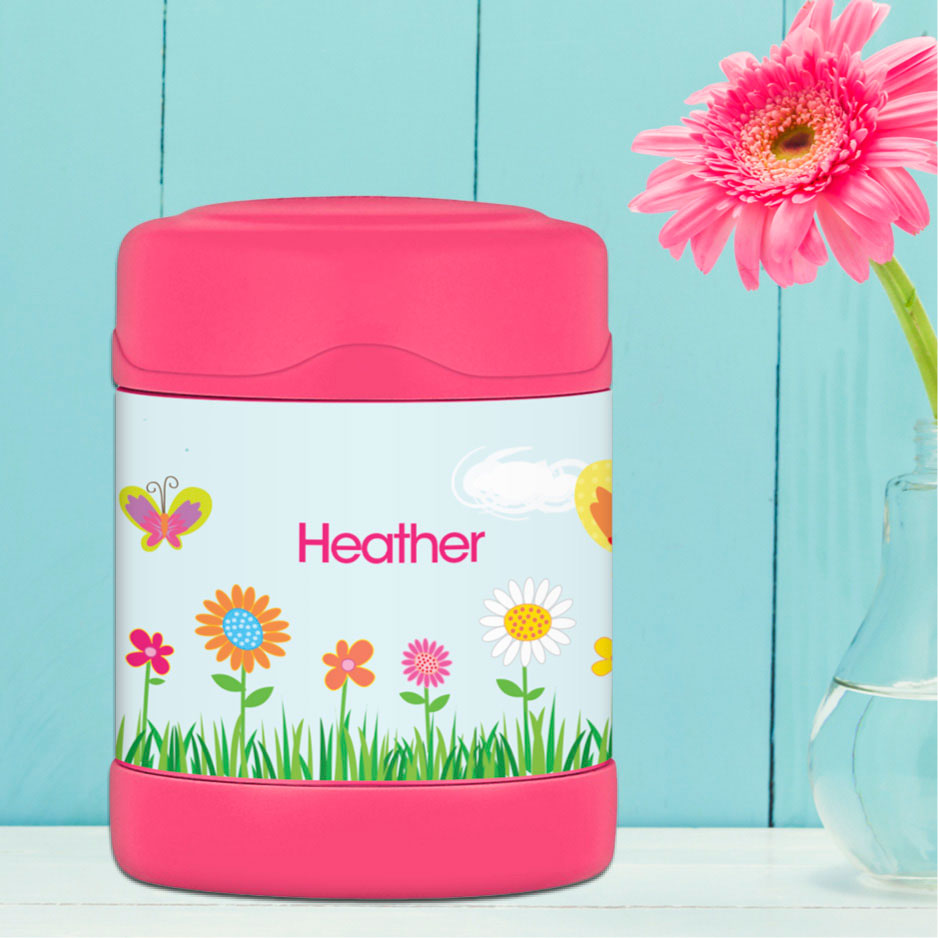 A Butterfly Field Thermos Food Jar