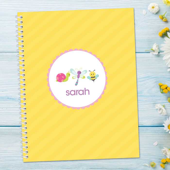 Three Sweet Little Bugs Notebook