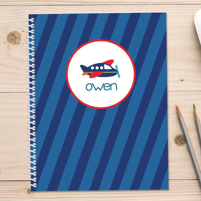 Airplane Ride Kids Notebook