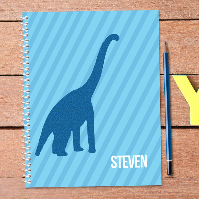 Dino and Me Blue Kids Notebook