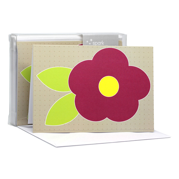 Cute Flower Purple Notecards