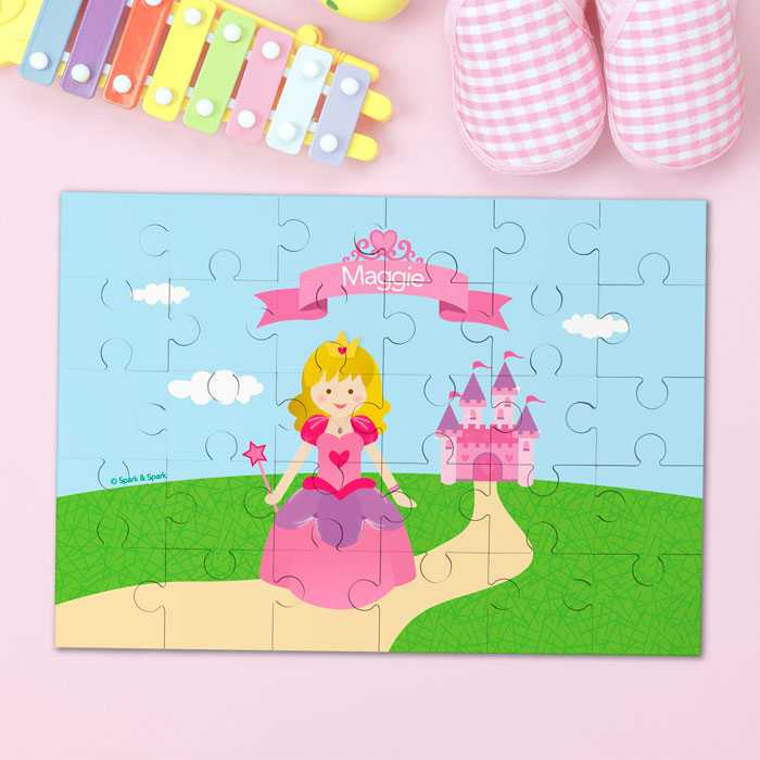 Sweet Little Princess Personalized Puzzles