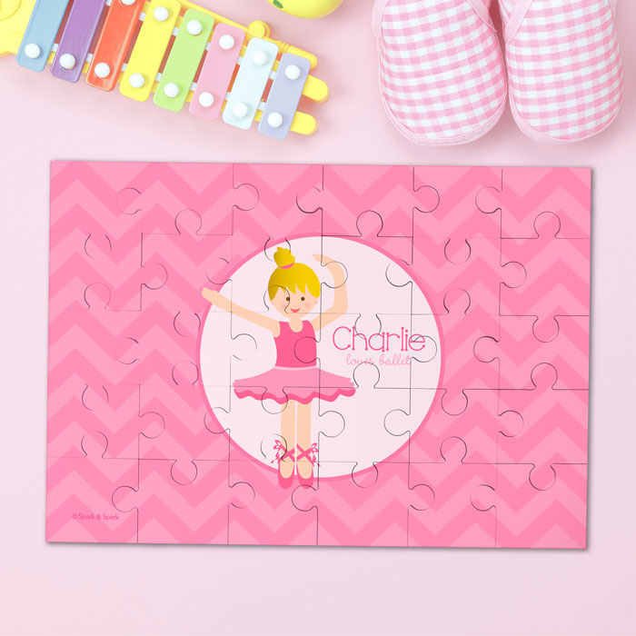 Sweet Ballerina Personalized Puzzles