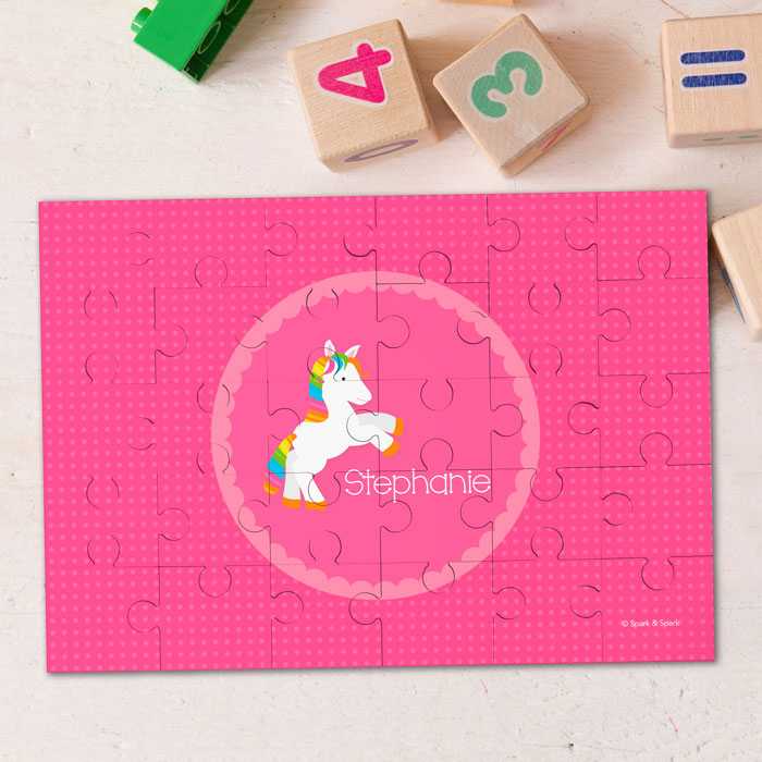 Playful Pony Personalized Puzzles