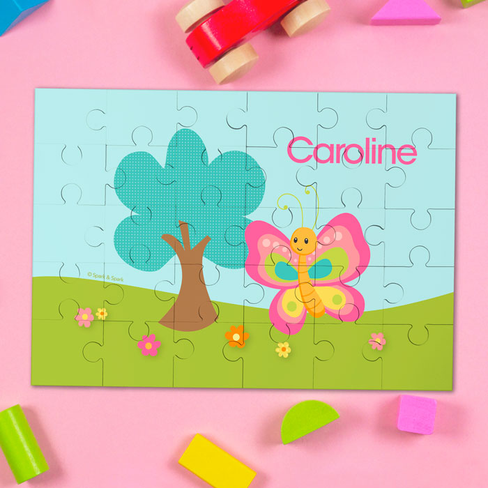 Cute And Sweet Butterfly Personalized Puzzles