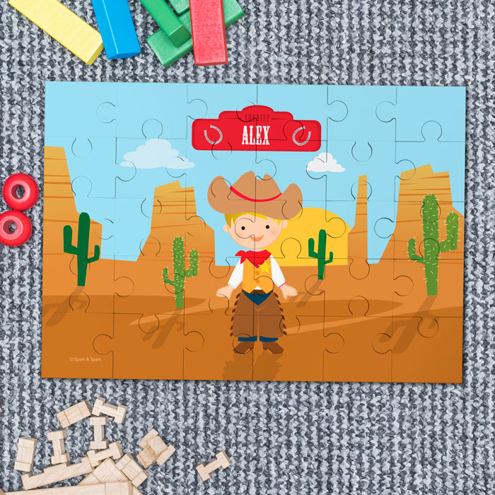 Cowboy Personalized Puzzles