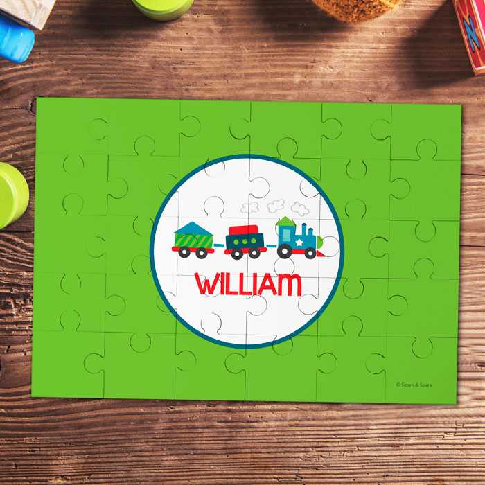 Choo Choo train Personalized Puzzles