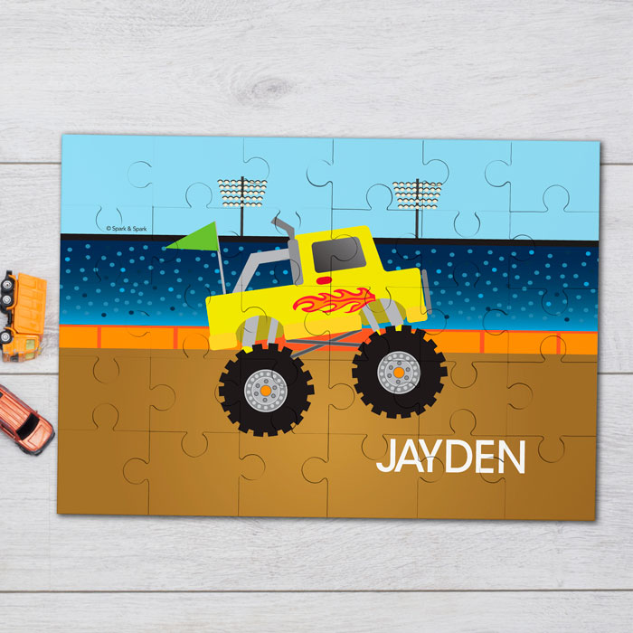 Monster truck Personalized Puzzles