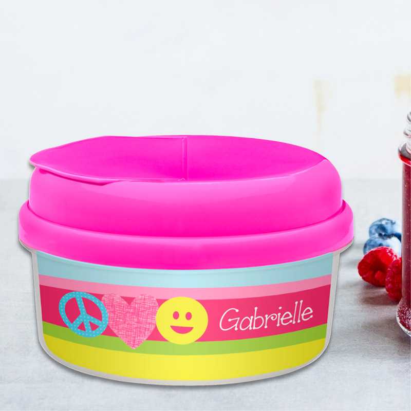Peace & Love Signs Snack Bowl