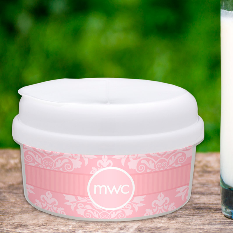 Pink Sweet Damask Snack Bowl