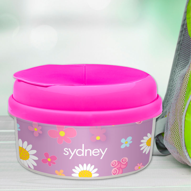 Field Of Flowers Purple Snack Bowl