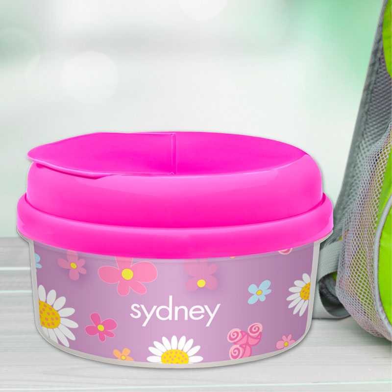Field Of Flowers Purple Snack Bowl
