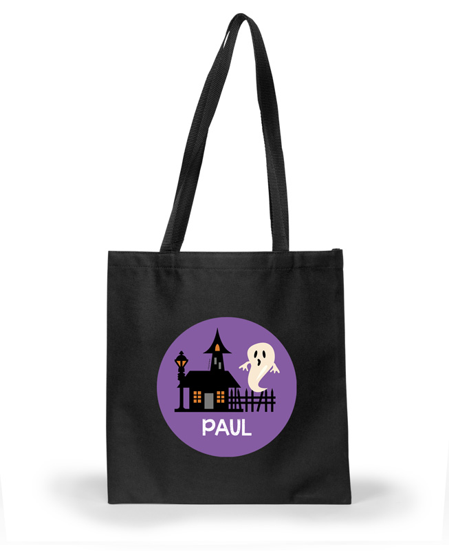 A Ghost In The Town Halloween Bag