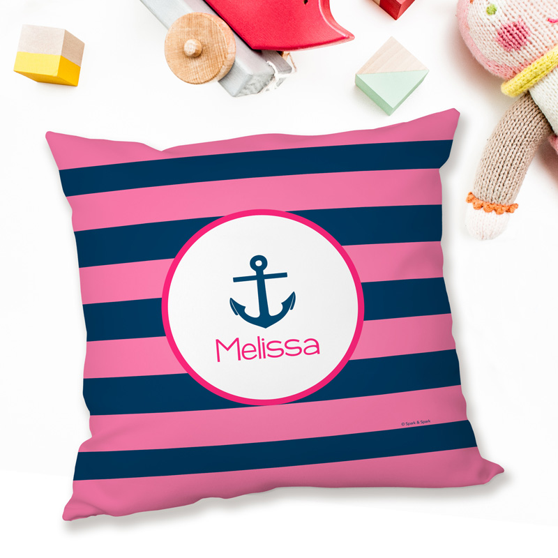 Let's Sail Pink Pillows