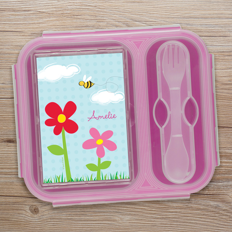 Spring Flowers Collapsible Bento Box