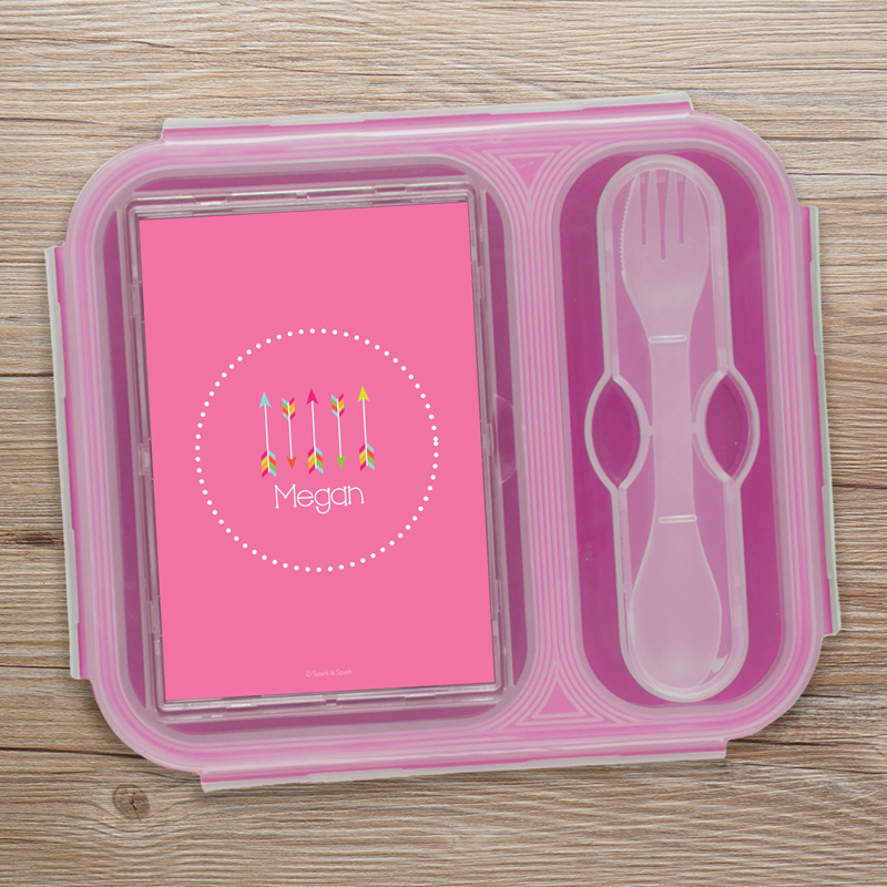Colorful Arrows Collapsible Bento Box