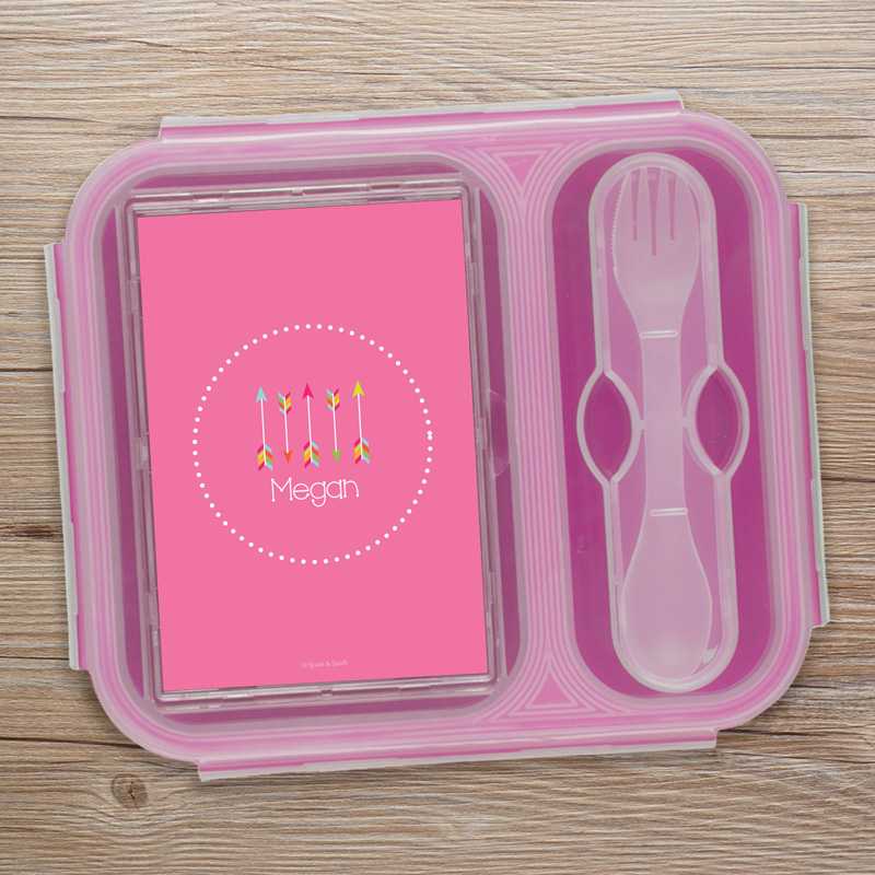 Colorful Arrows Collapsible Bento Box