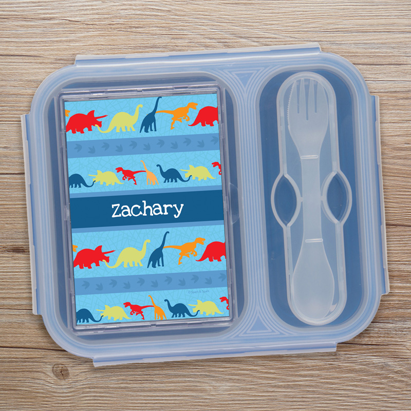 Dinosaur Trails Collapsible Bento Box