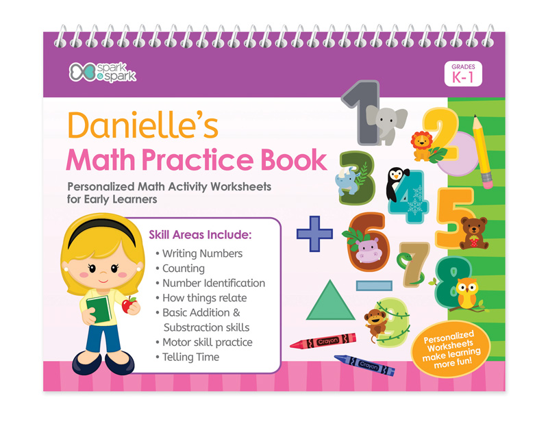 Math Practice Book For Girls