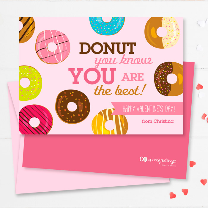 Donut Love Kids Valentines Cards
