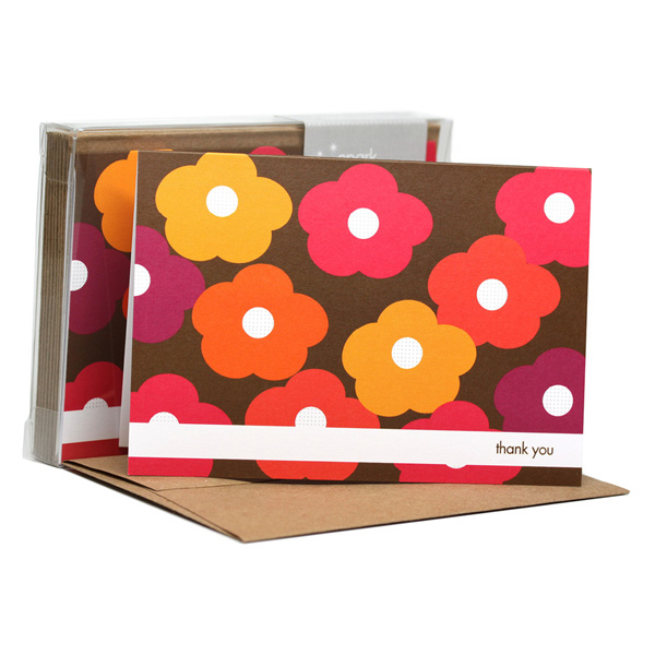 Flower Bunch Pink Notecards