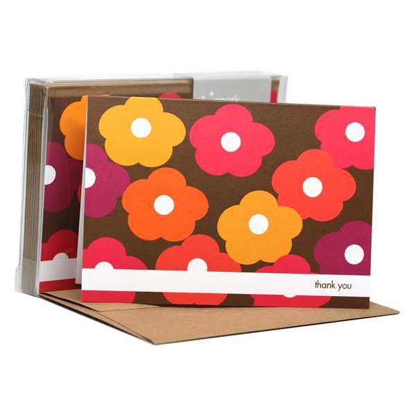 Flower Bunch Pink Notecards