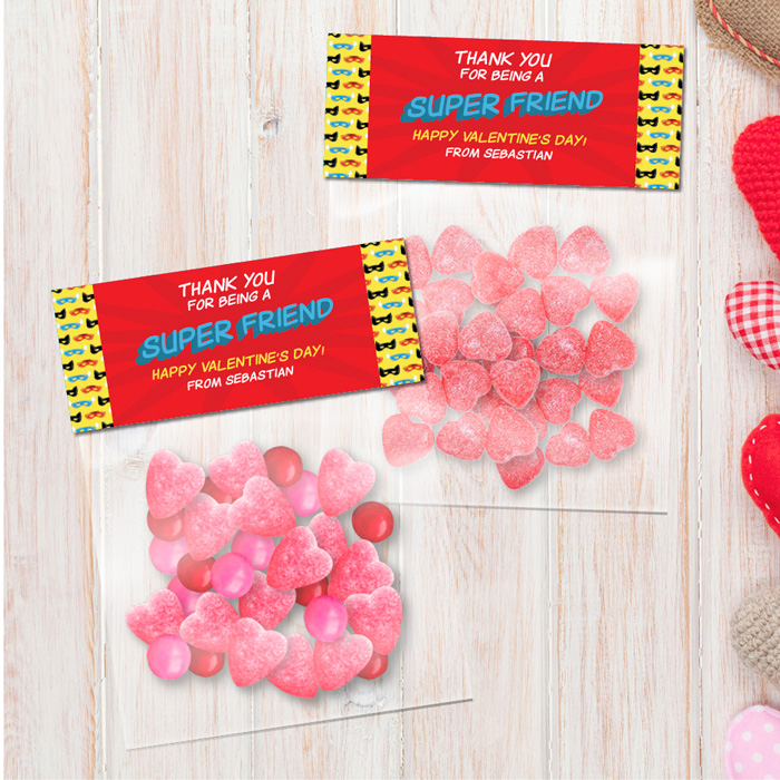 Super Hero Masks Treat Bags