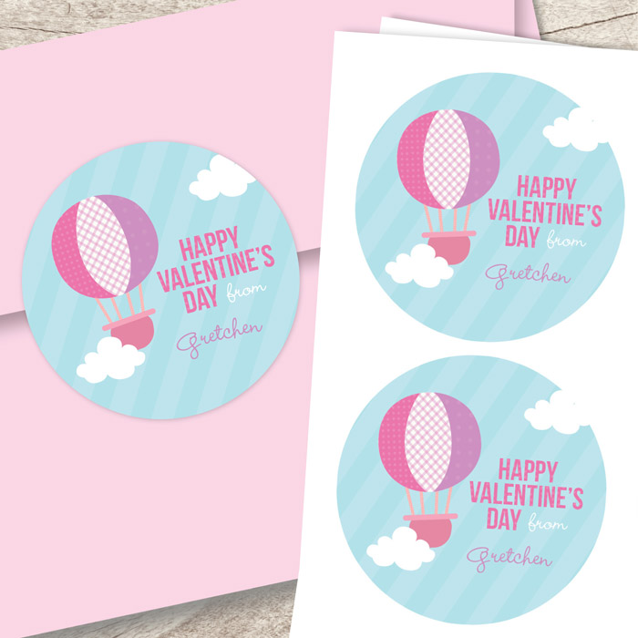Balloon In The Sky Custom Stickers