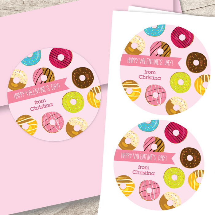 Donut Love Custom Stickers