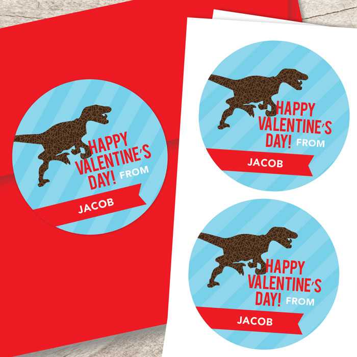 Dino Love Custom Stickers
