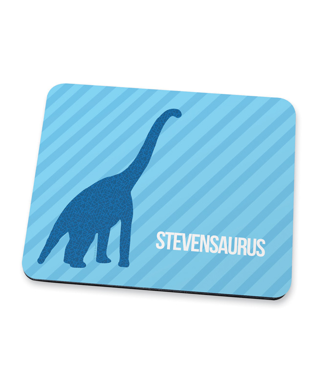 Dino and Me Blue Mouse Pad