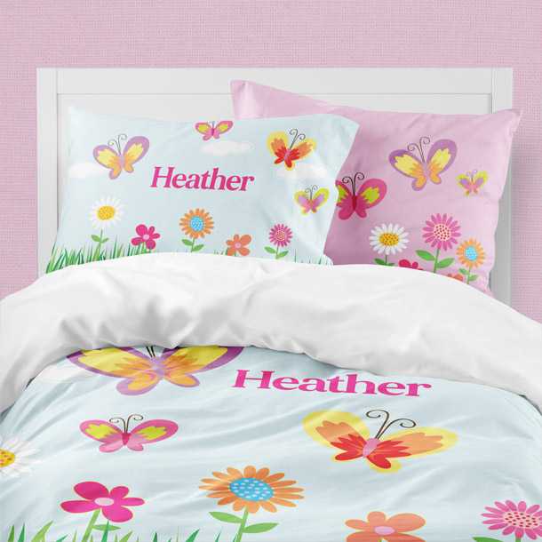 A Butterfly Field Duvet Cover