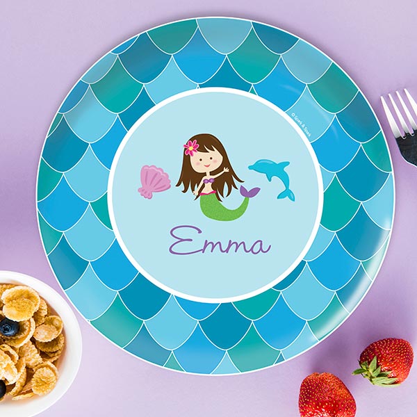 Mermaid Shades Kids Plates