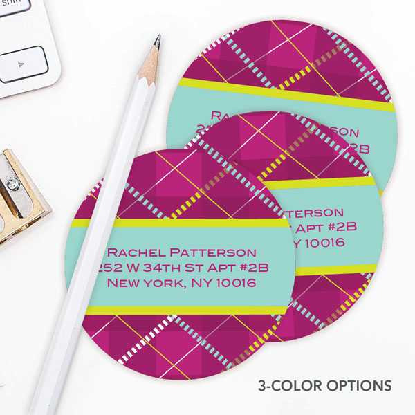 Criss Cross Label Set