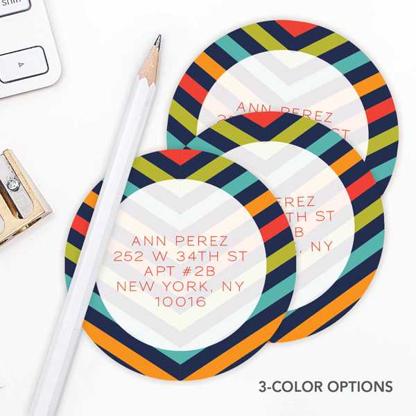 Style in Stripes Label Set