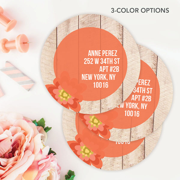 Rustic Flower Label Set