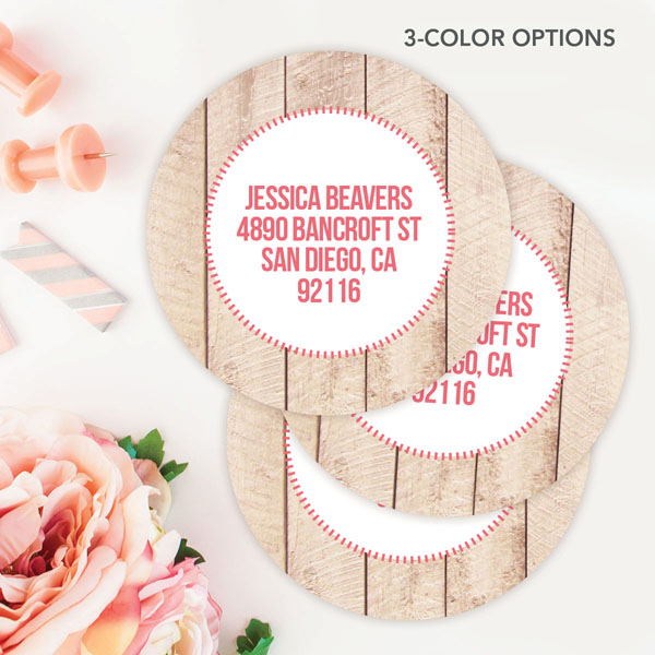 Rustic Heart Label Set