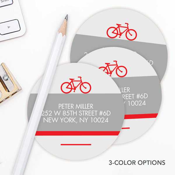 Bike Ride Label Set