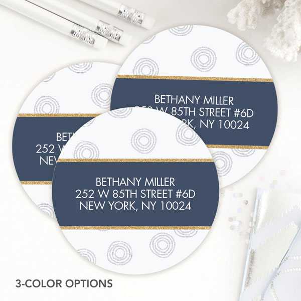 Spinning Circles Label Set