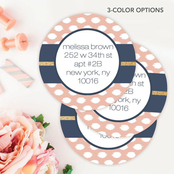 White Spots Label Set