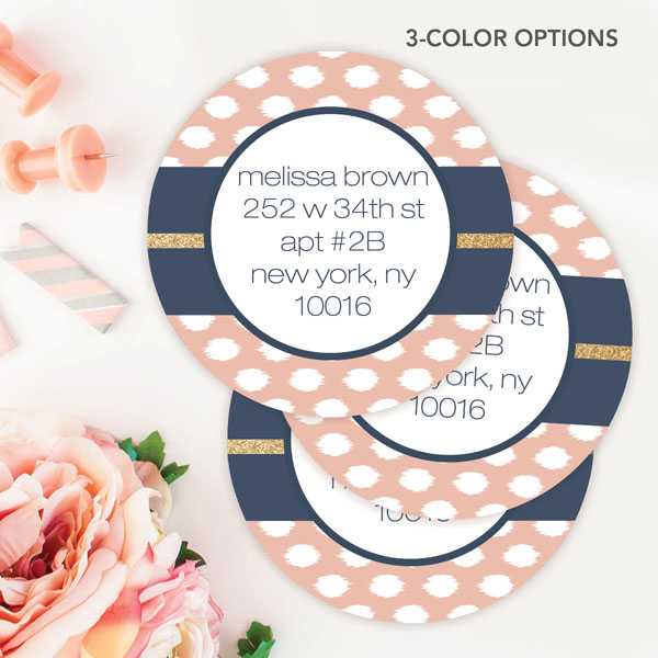 White Spots Label Set