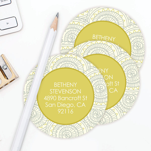 Circles and shapes Label Set