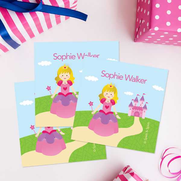 Sweet Little Princess Gift Label Set