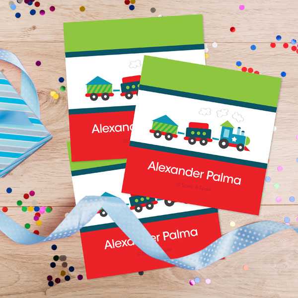 Choo Choo Train Gift Label Set