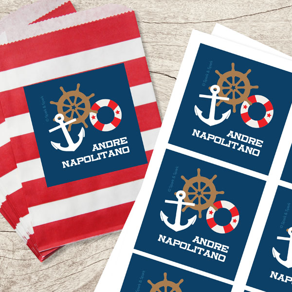 Nautical Ways Gift Label Set