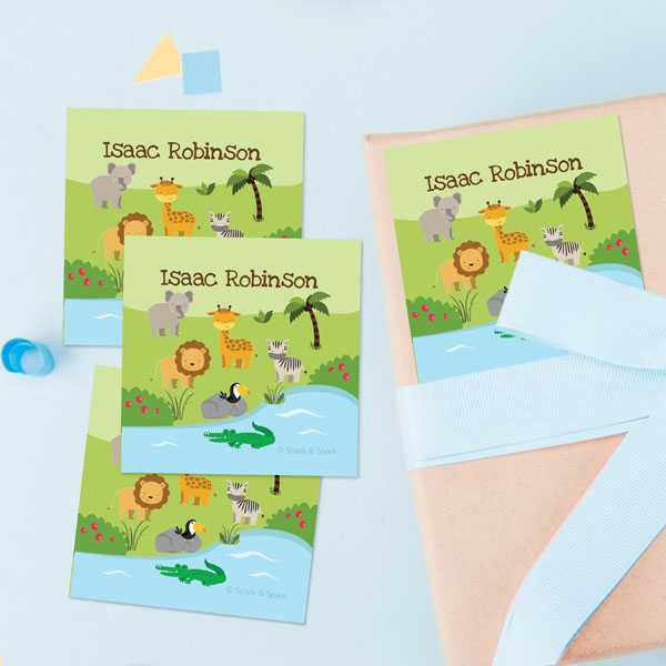 Jungle Fever Gift Label Set