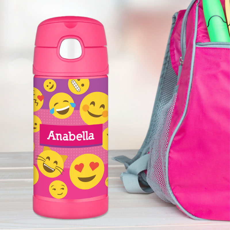 Girl Emojis Thermos Bottle