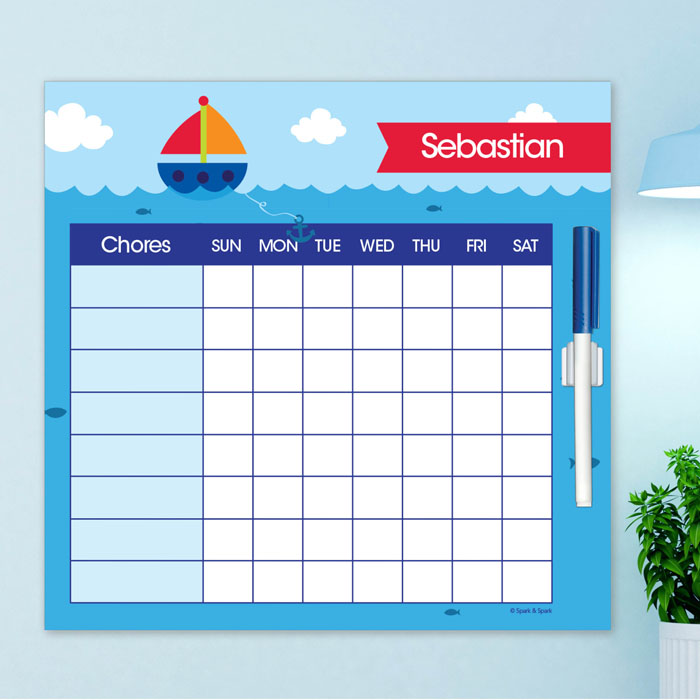 Sailing The Blue Ocean Chore Chart